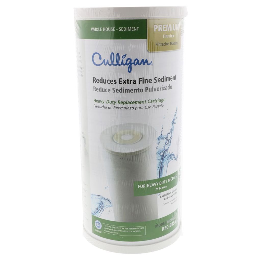 Culligan Water Filters, 10" BB Culligan RFC-BBSA Granular-Activated Carbon Filter, 25 mic