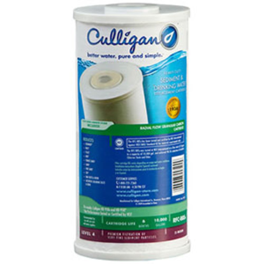 Culligan Water Filters, 10" BB Culligan RFC-BBSA Granular-Activated Carbon Filter, 25 mic