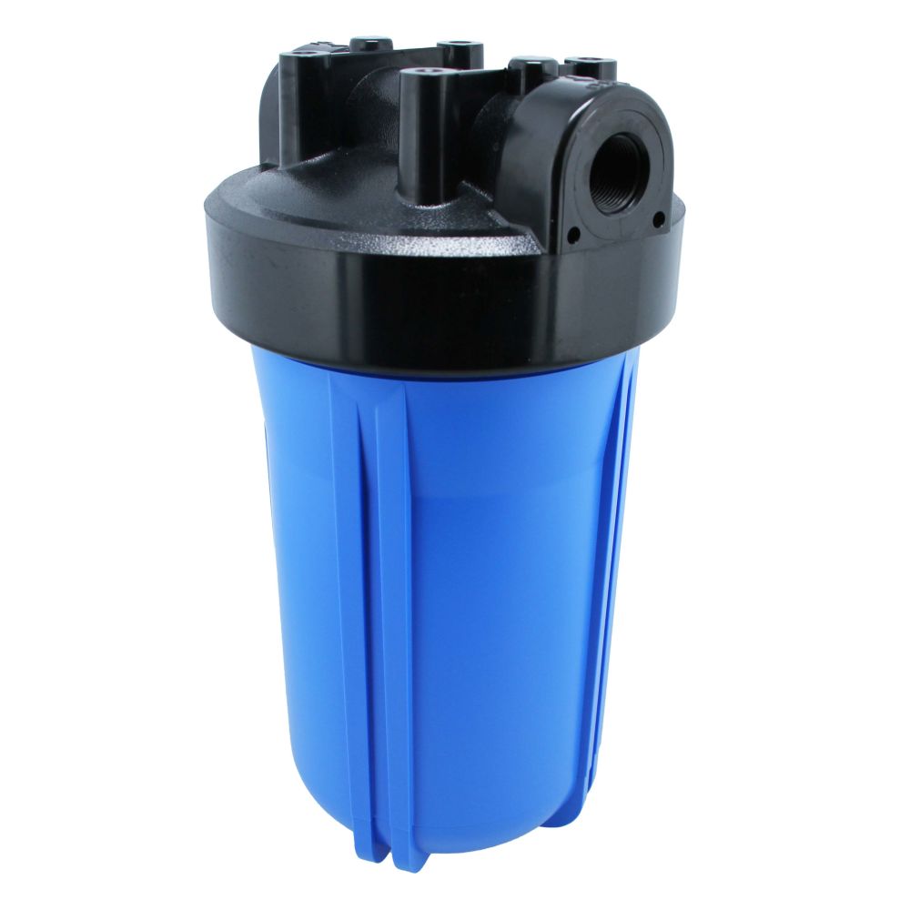 Neo-Pure, 10" Neo-Pure Filter Housing Blue Sump/Black Cap 1" No Pressure Relief