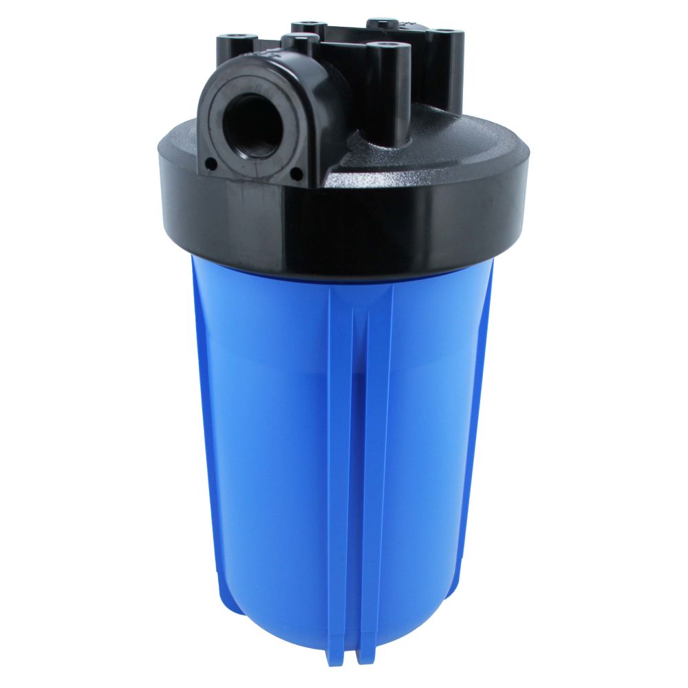 Neo-Pure, 10" Neo-Pure Filter Housing Blue Sump/Black Cap 1" No Pressure Relief