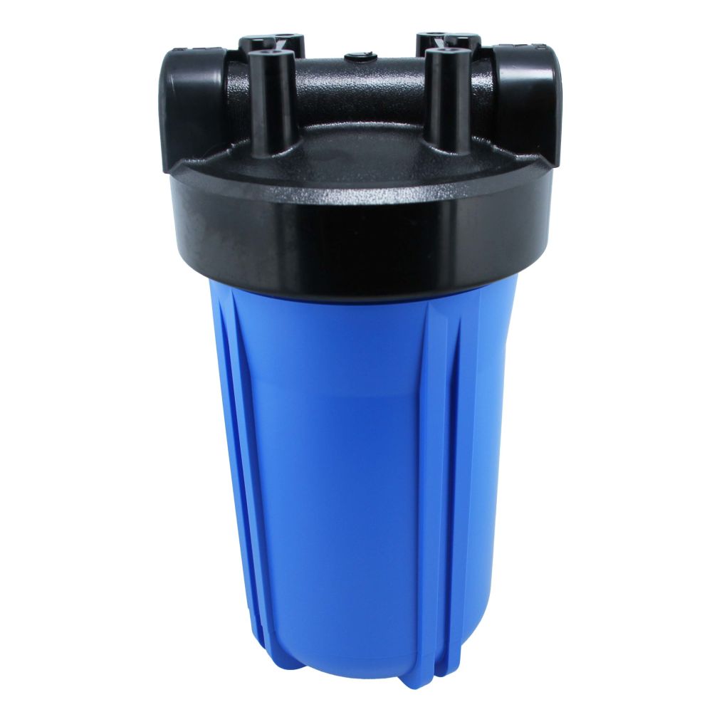 Neo-Pure, 10" Neo-Pure Filter Housing Blue Sump/Black Cap 3/4" No Pressure Relief