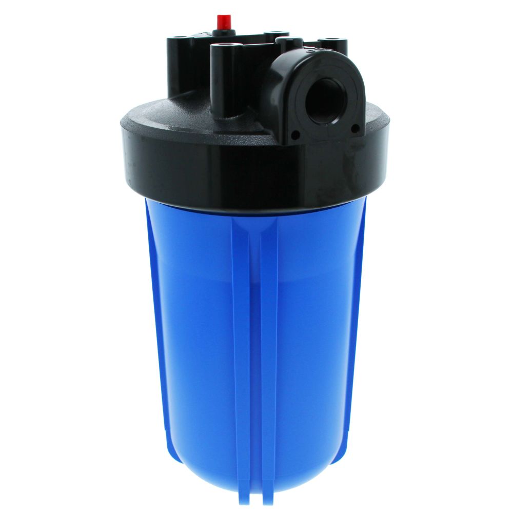 Neo-Pure, 10" Neo-Pure Filter Housing Blue Sump/Black Cap 3/4" w/ Pressure Relief