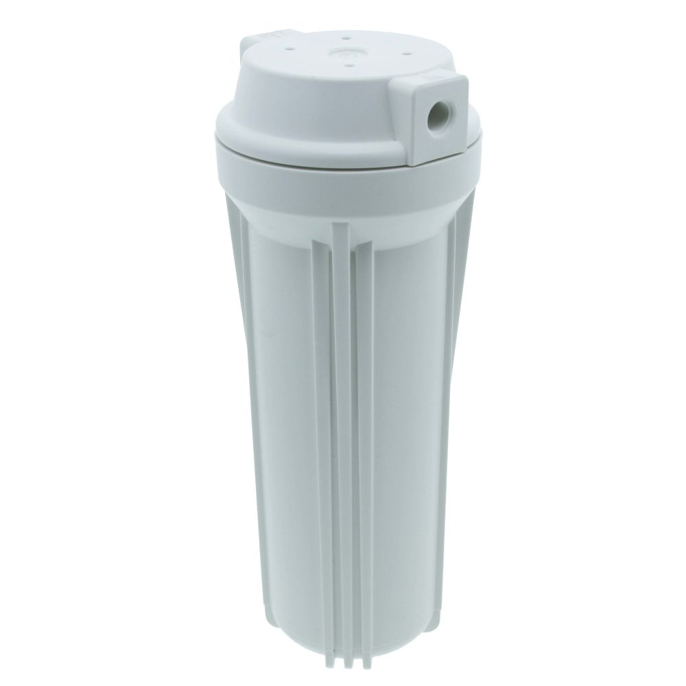 Neo-Pure, 10" Neo-Pure SlimLine Filter Housing White 3/8" No Pressure Relief