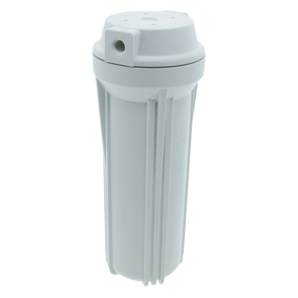 Neo-Pure, 10" Neo-Pure SlimLine Filter Housing White 3/8" No Pressure Relief