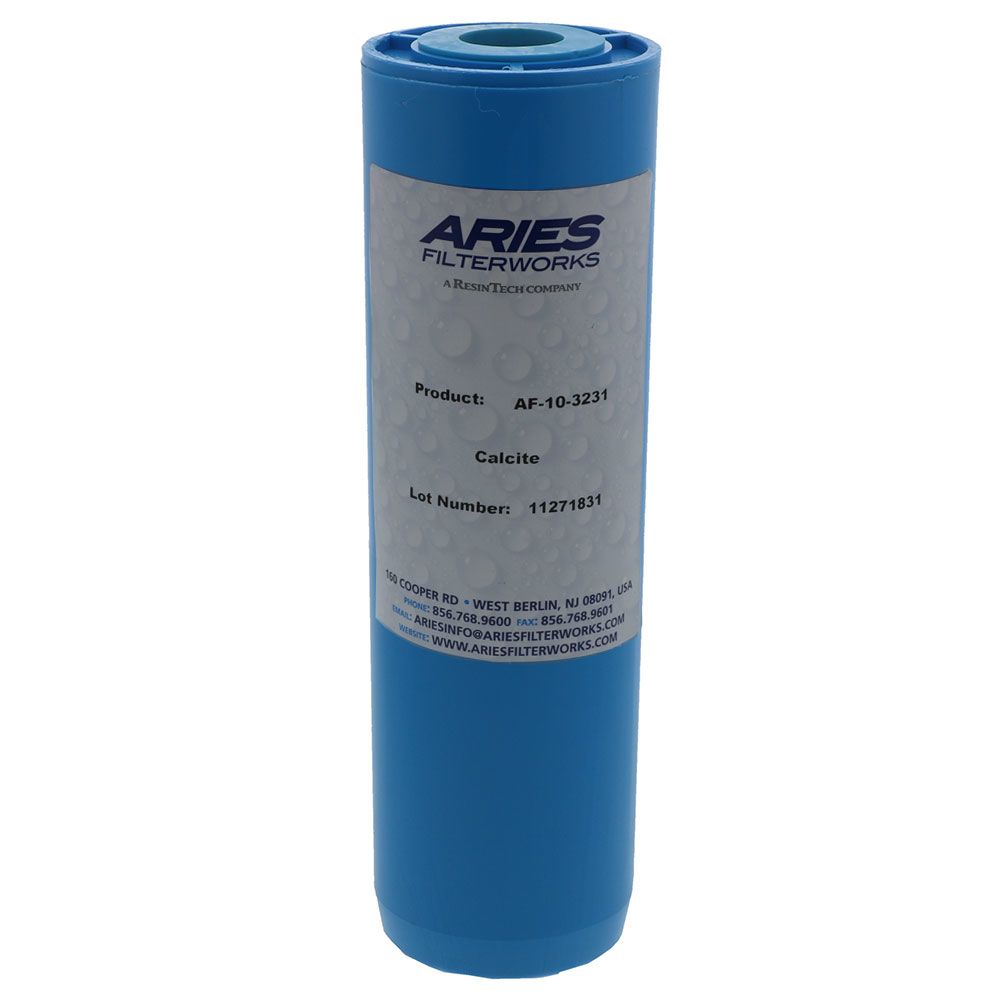 Aries, 10" x 2.5" Aries Calcite pH Neutralizing Cartridge