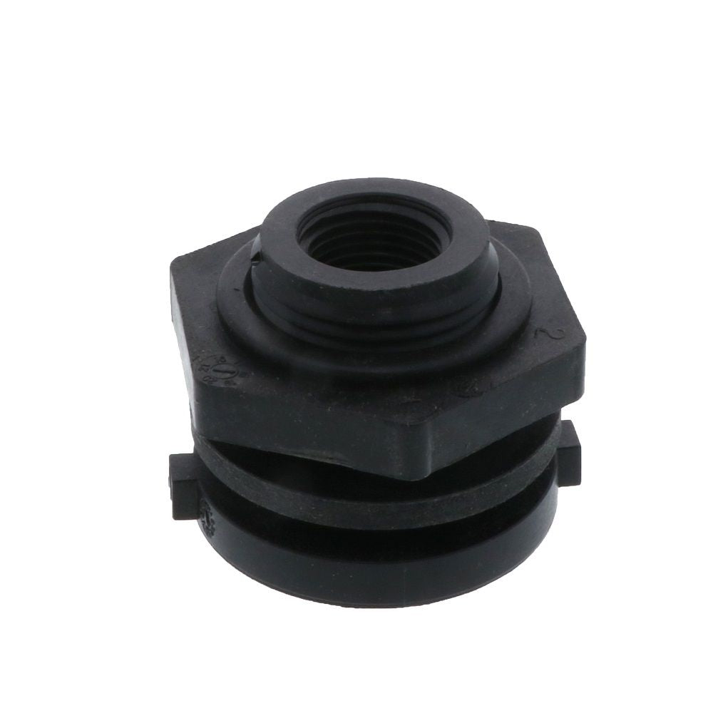 NEO, 1/2" Polypropylene Bulkhead Tank Fitting with EPDM Gaskets