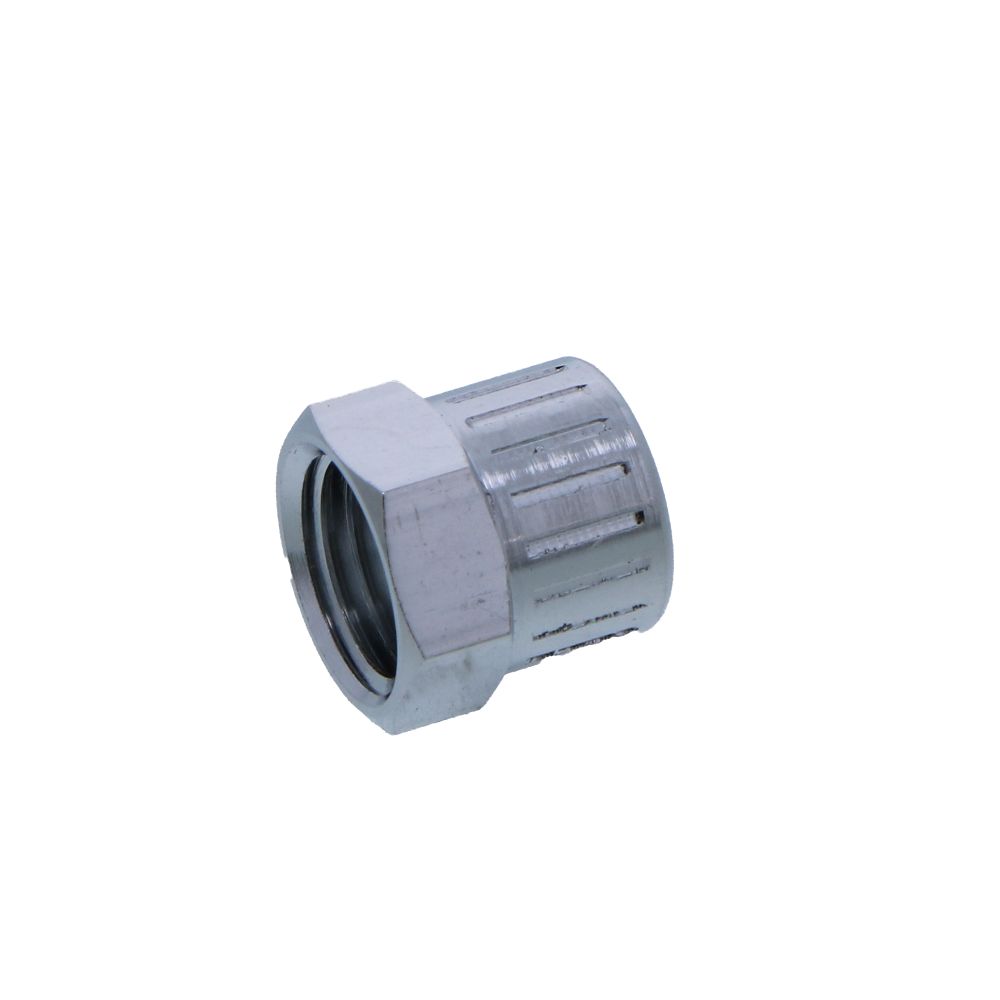 Colder Products, 1/4" PTF Ferruleless Chrome Plated Nut for Polytube (Colder 100800)