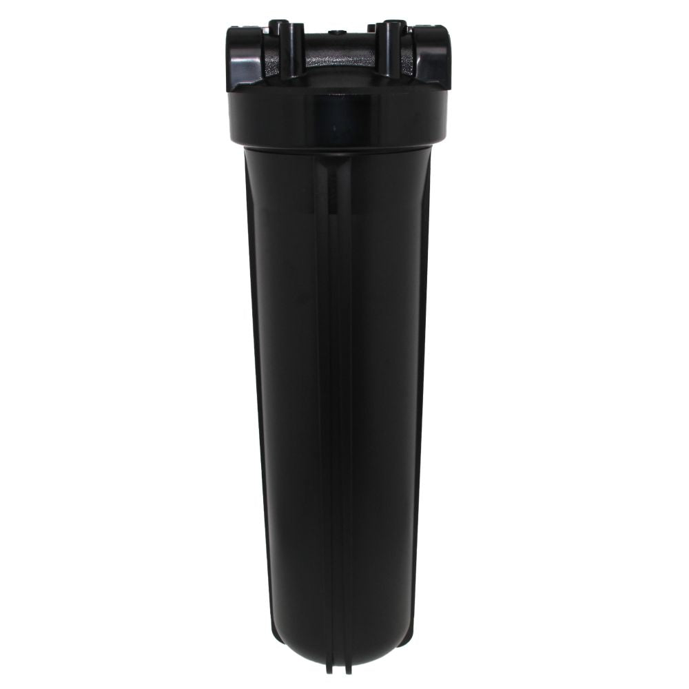 Neo-Pure, 20" Neo-Pure  Filter Housing Black Cap/Black Sump 1" No Pressure Relief