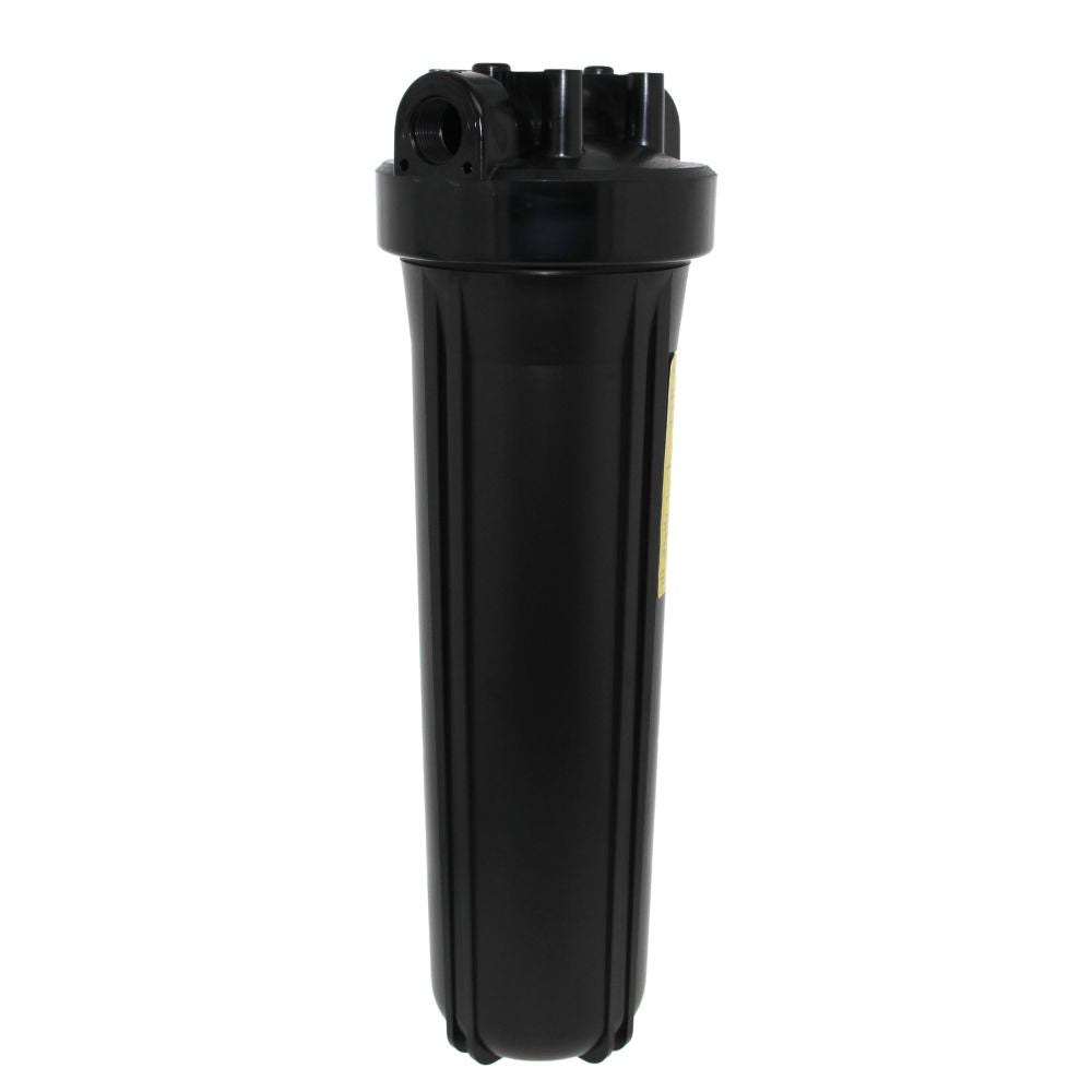 Neo-Pure, 20" Neo-Pure  Filter Housing Black Cap/Black Sump 1" No Pressure Relief