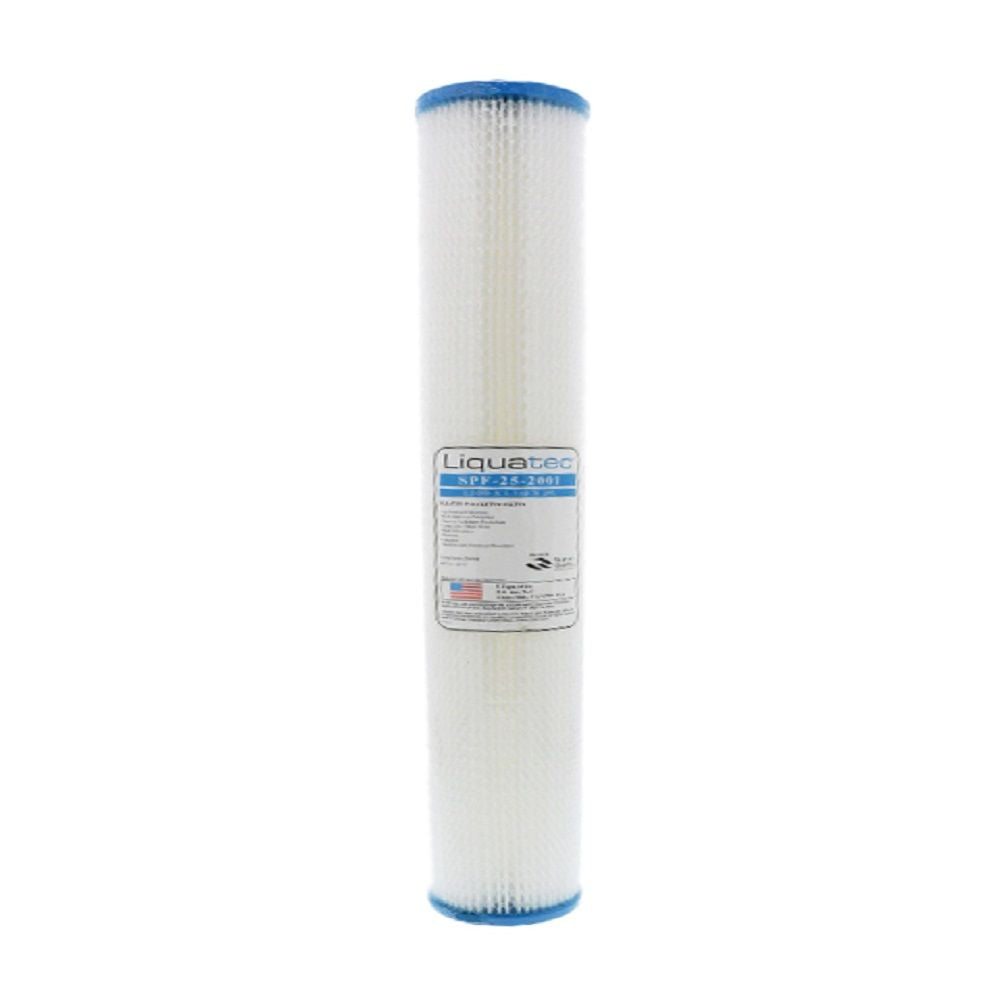 Liquatec, 20" x 2-3/4" Liquatec SPF Pleated - 1 mic