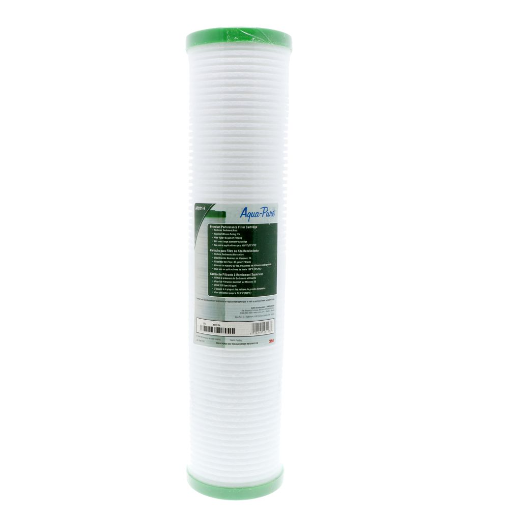 Aqua-Pure - 3M Purification, 3M Aqua-Pure AP811-2 Filter 20" BB Graded Density, 25 micron