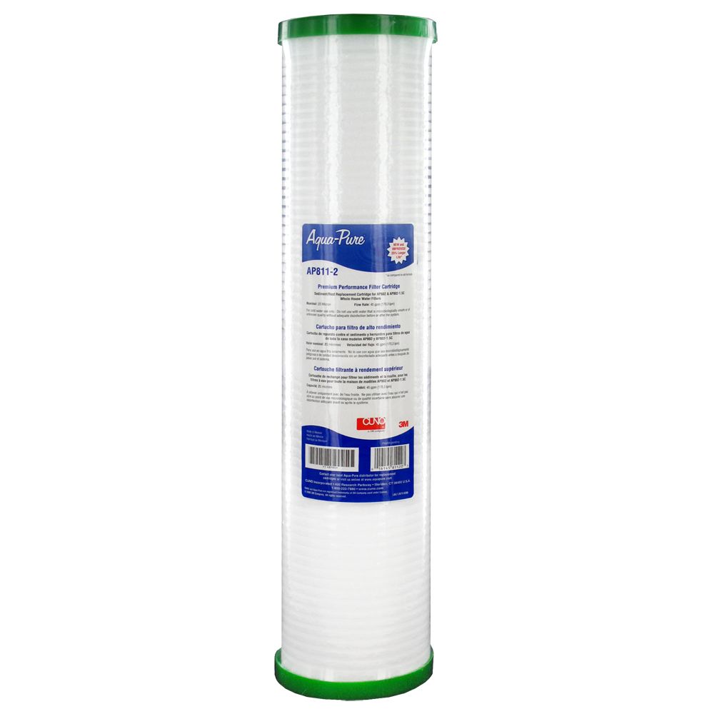 Aqua-Pure - 3M Purification, 3M Aqua-Pure AP811-2 Filter 20" BB Graded Density, 25 micron