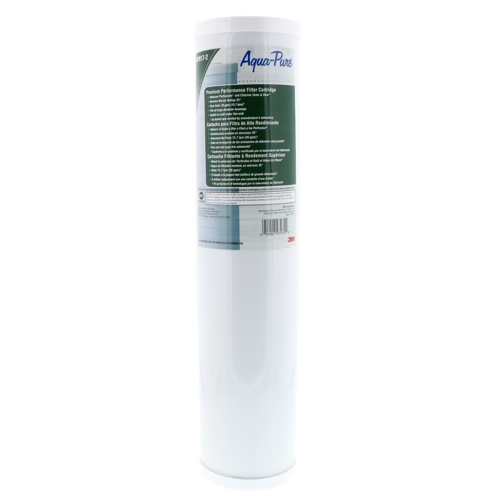 Aqua-Pure - 3M Purification, 3M Aqua-Pure AP817-2 Whole House Carbon Filter 20" BB 25 micron