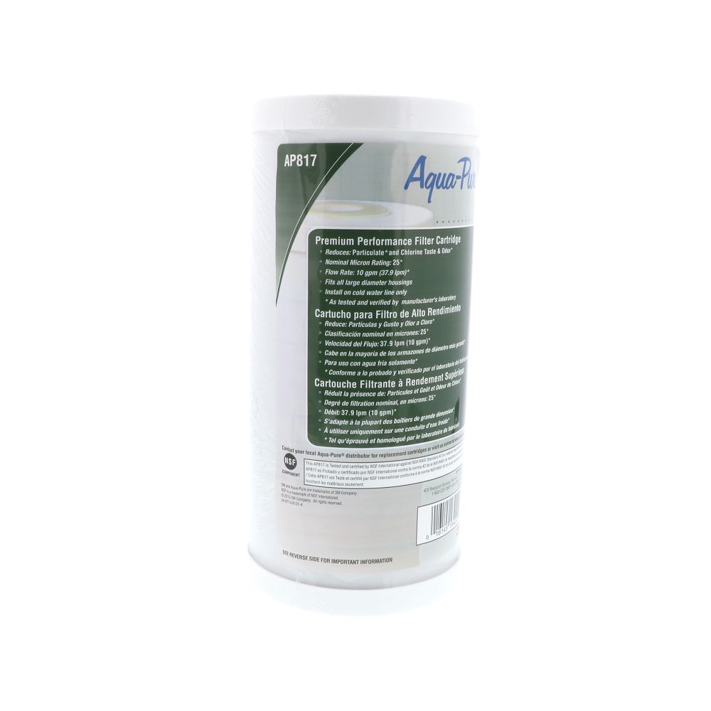 Aqua-Pure - 3M Purification, 3M Aqua-Pure AP817 Whole House Carbon Filter 10" BB 25 micron