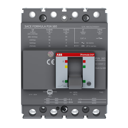 ABB Switchgears, ABB 1SDA116245R1 P1C160TMD80-8004pFF