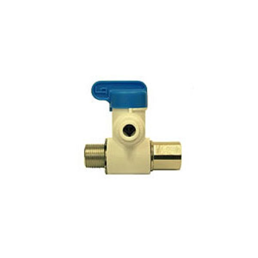 Parker, Angle Stop Adapter Valve - 3/8 x 3/8 x 1/4 tube