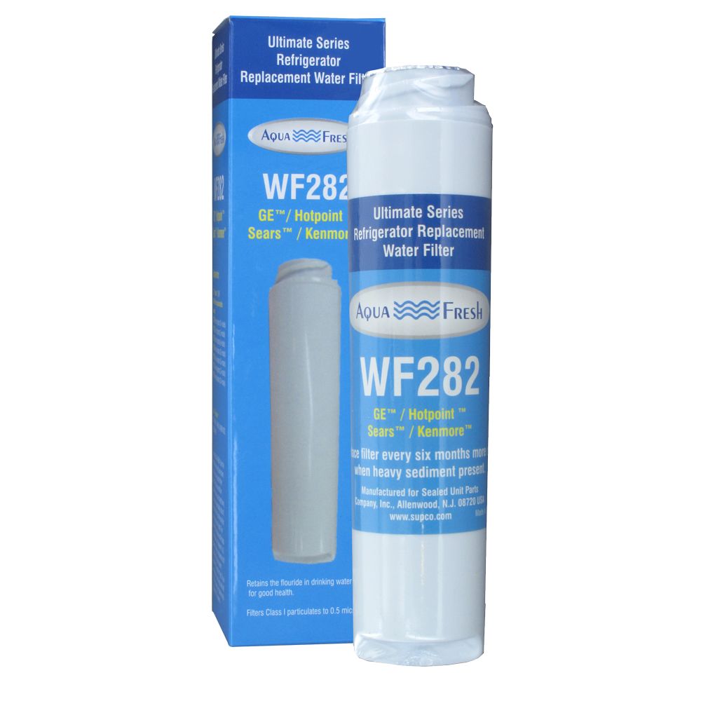 Aqua Fresh, Aqua Fresh WF282 GE GSWF Compatible Refrigerator Water Filter and Supco WF282 Replacement for GE MSWF Refrigerator Filter