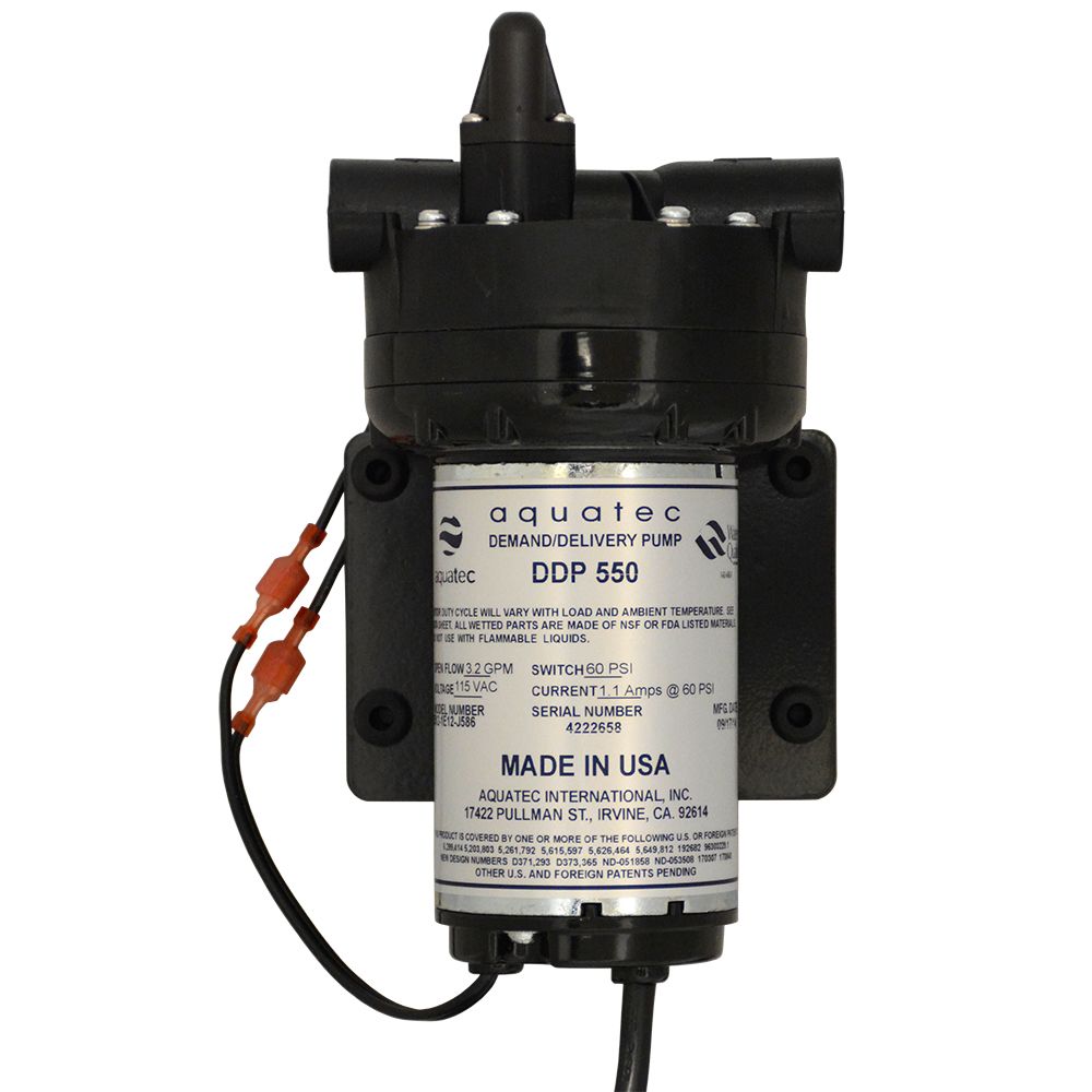 Aquatec, Aquatec 5512-1E12-J586 Pump 3.2 gpm, 1/2 FPT, 115VAC