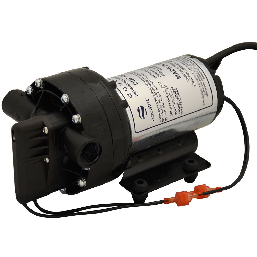 Aquatec, Aquatec 5512-1E12-J586 Pump 3.2 gpm, 1/2 FPT, 115VAC