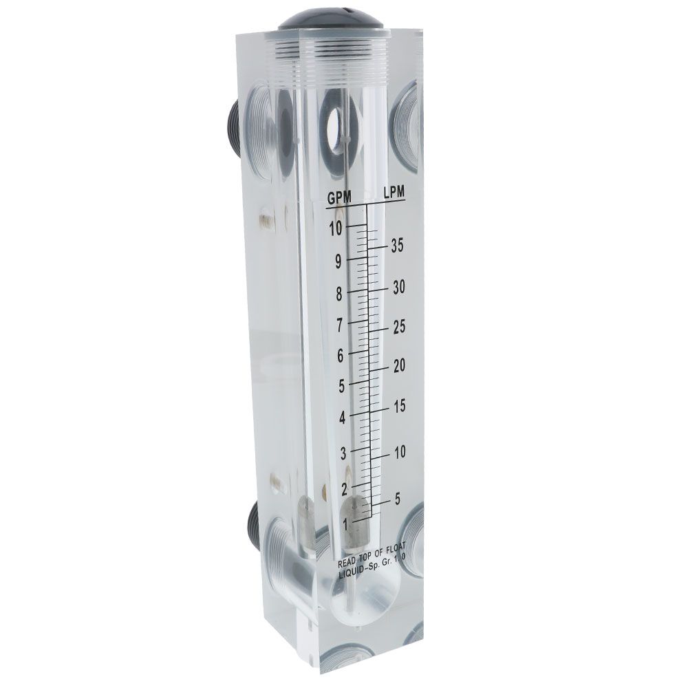 AXEON, Axeon 200899 Acrylic RO Flowmeter - 1-10 GPM