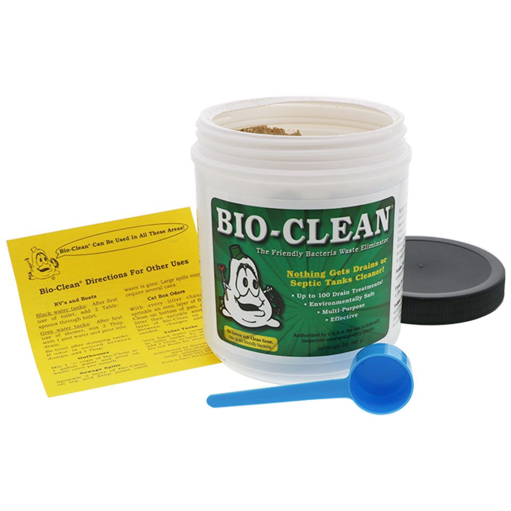 Kinzie & Payne Bio Corp., Bio-Clean® Drain Septic Waste Eliminator - 2lb Jar