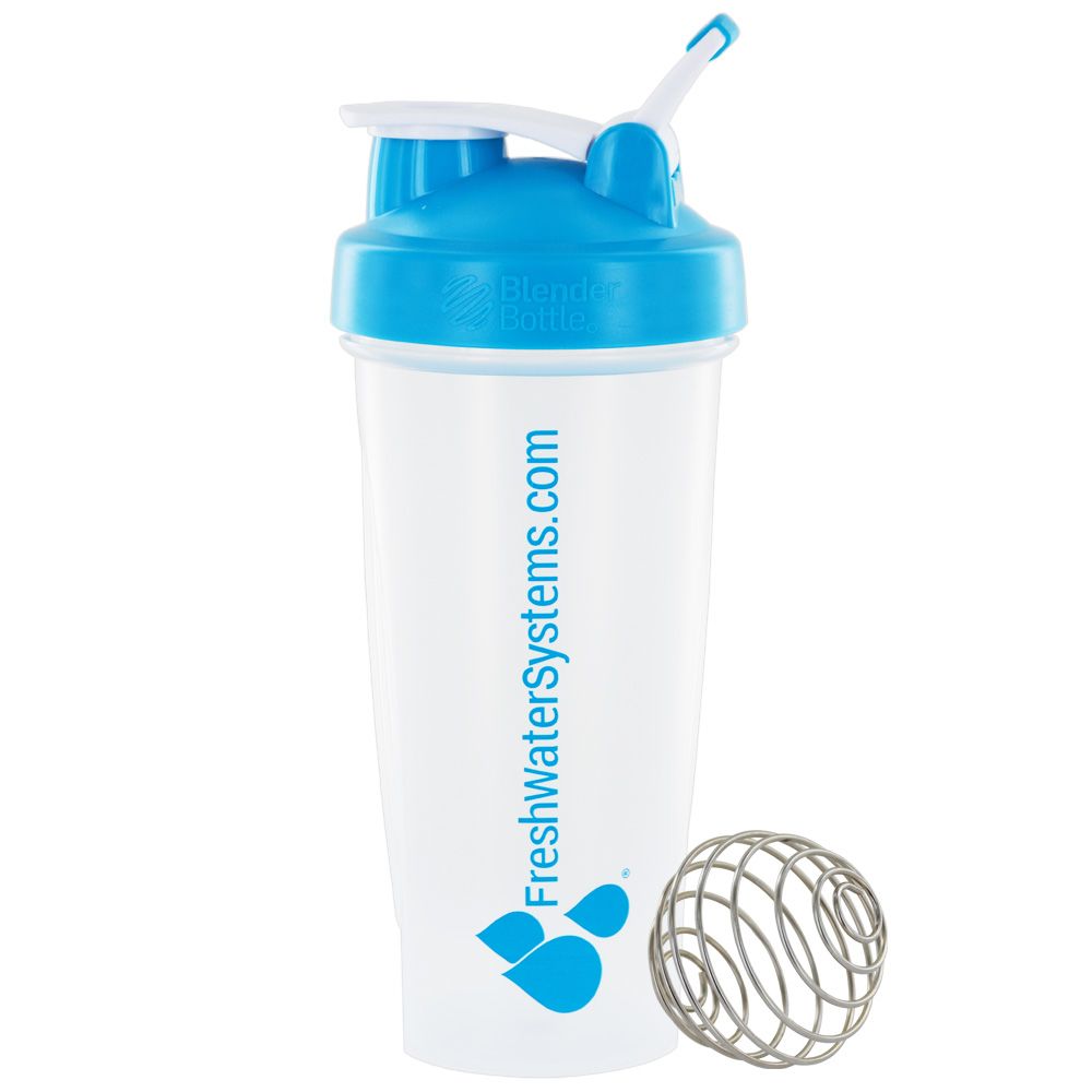 Blender Bottle, BlenderBottle® Fresh Water Systems Classic 28 oz Shaker Bottle - Clear/Aqua