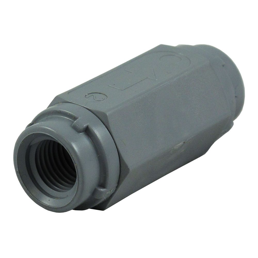 SMC, Check Valve 426 Series PVC Gray 1/4" FPT BUNA