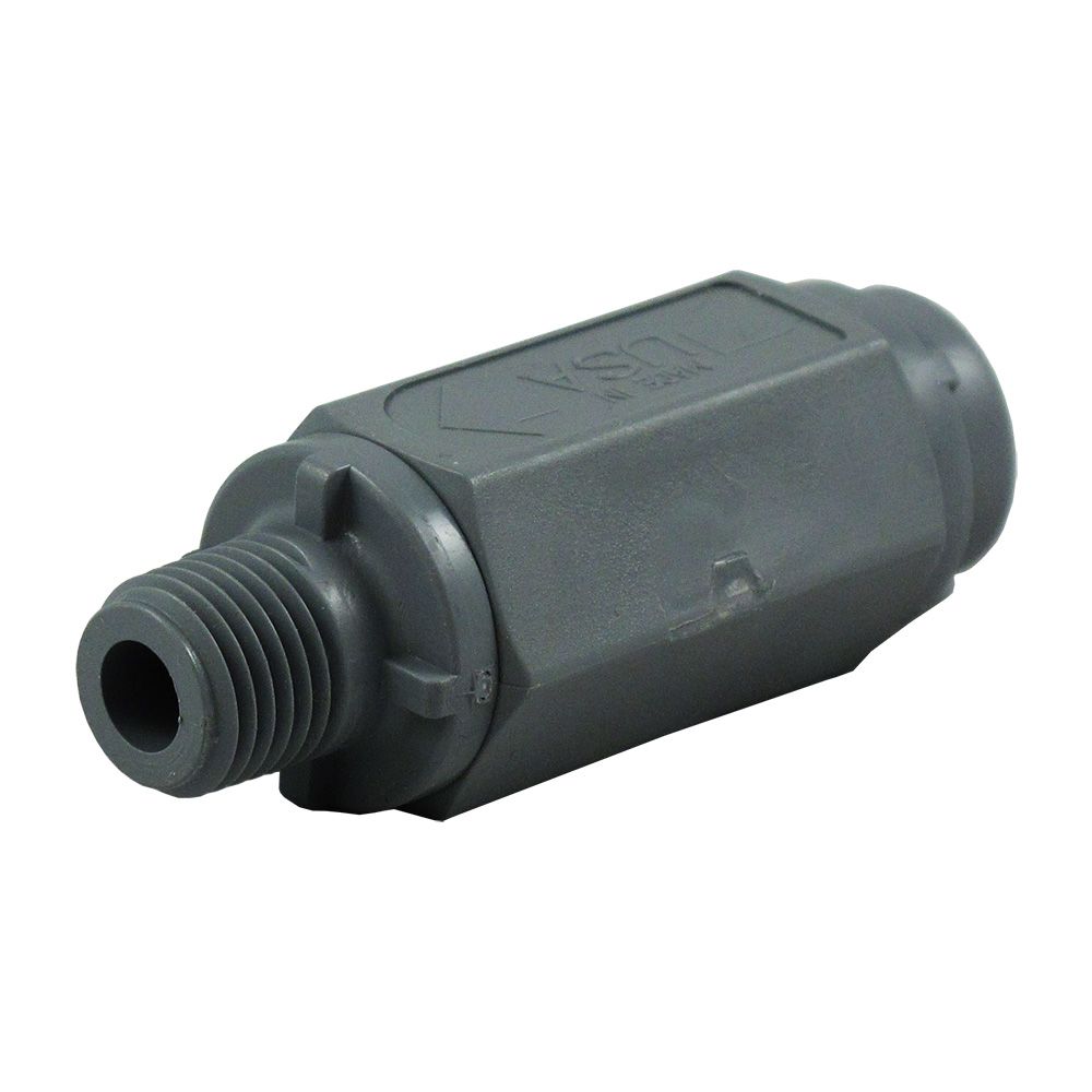 SMC, Check Valve 426 Series PVC Gray 1/4 FPT x 1/4 MPT BUNA