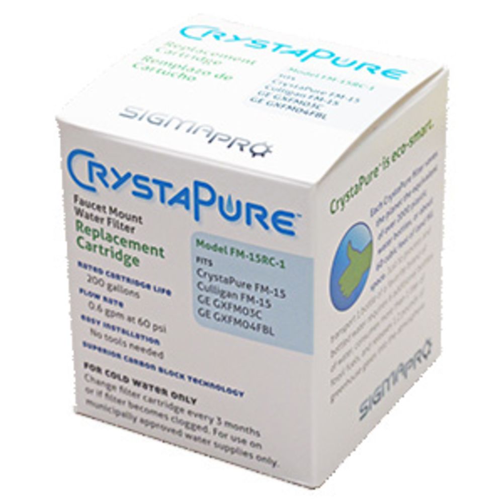 CrystaPure, Culligan FM-15R Compatible Replacement Filter for FM-15