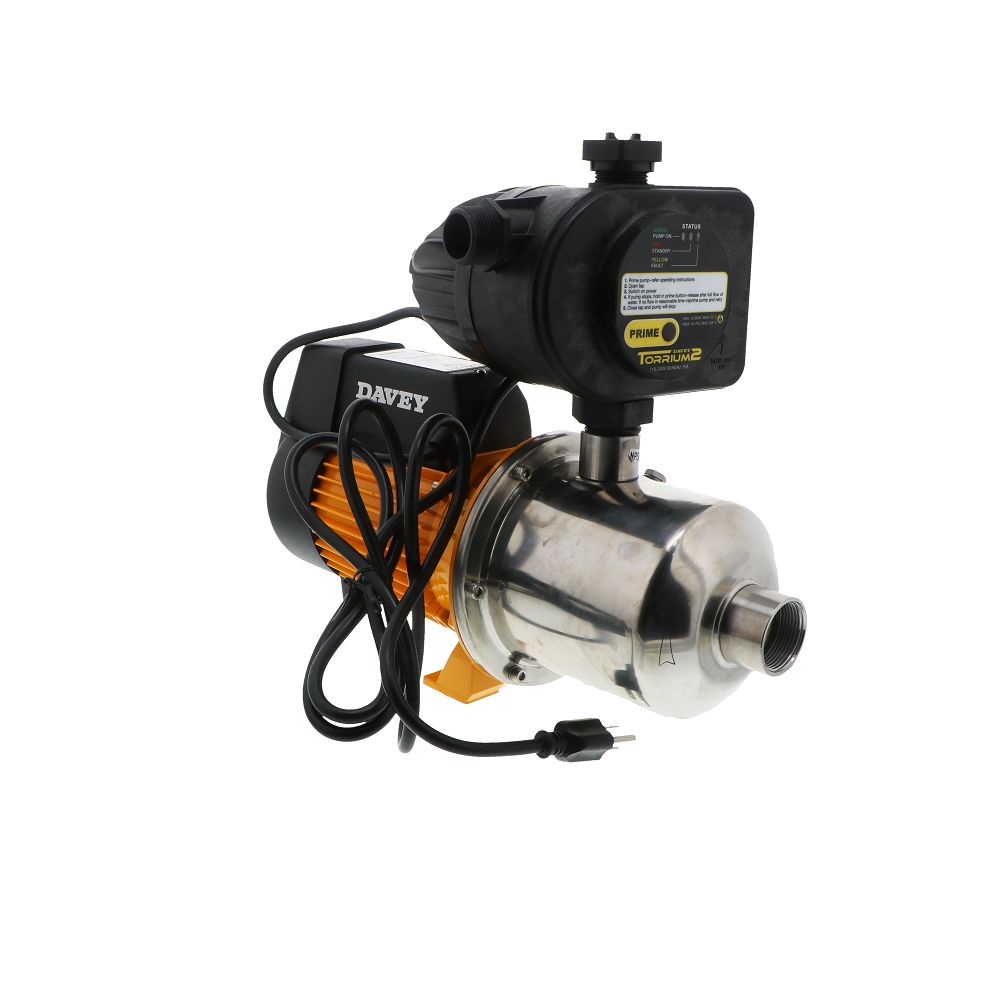 Davey, Davey BT20-30 Booster System with Torrium2 - +30 psi 20 gpm