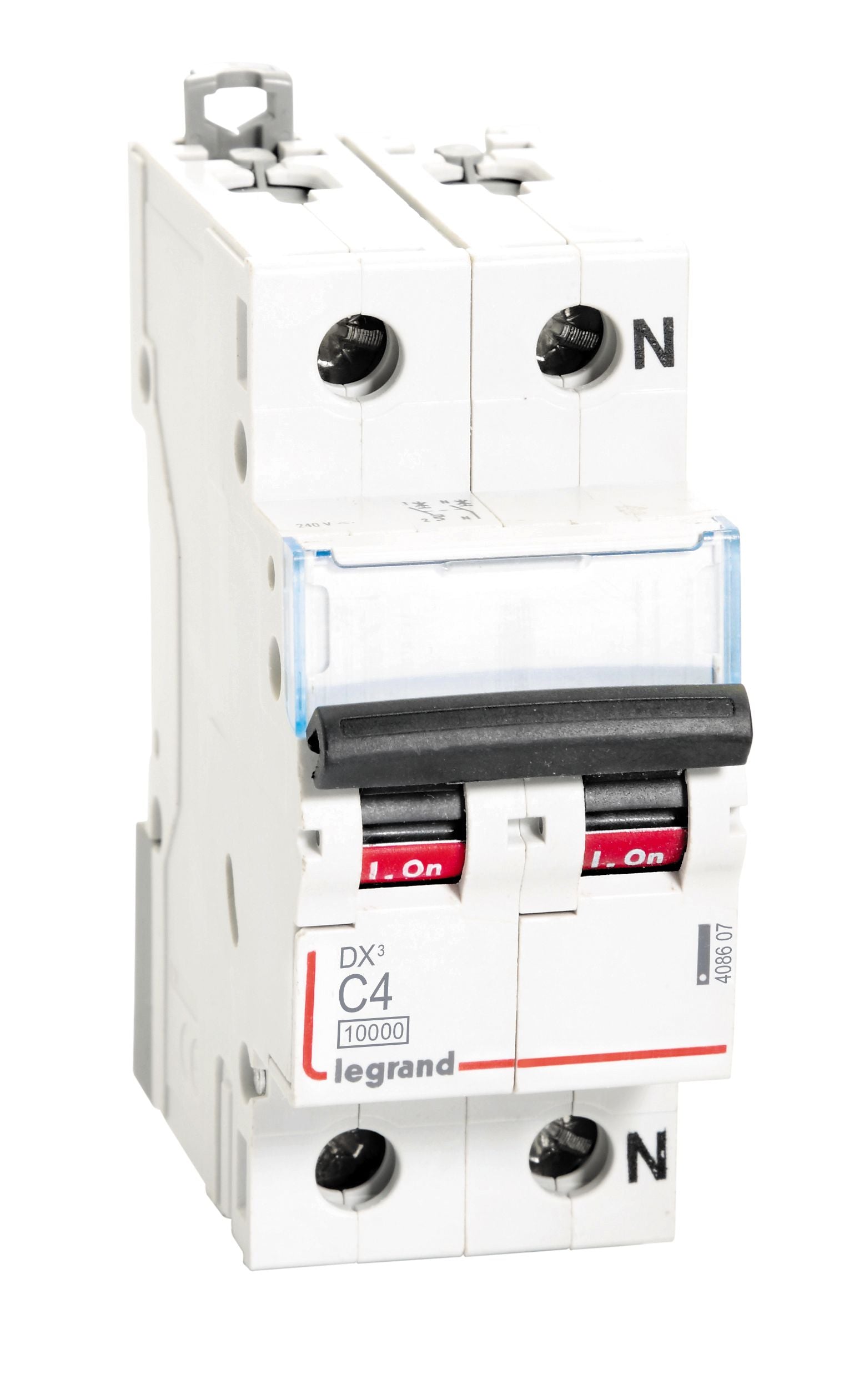 Legrand, Legrand 408607 - 4A SPN 10kA C ~ AC:240V DX3 MCB